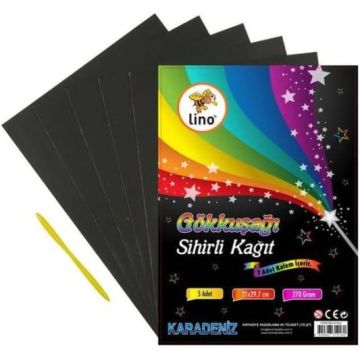 Lino Sihirli Kağit 5'Li 270 Gr 20 x 30 cm
