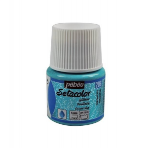 Pebeo Setacolor Glitter (Simli) Kumaş Boyası 206 TURQUOISE