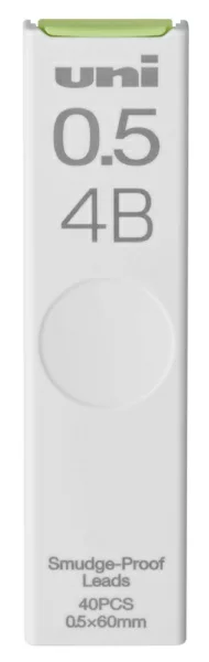 Uni Smudge Proof 0.5 Kalem Ucu 4B 40'lı