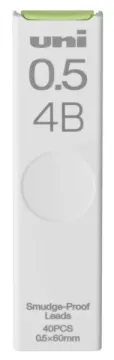 Uni Smudge Proof 0.5 Kalem Ucu 4B 40'lı