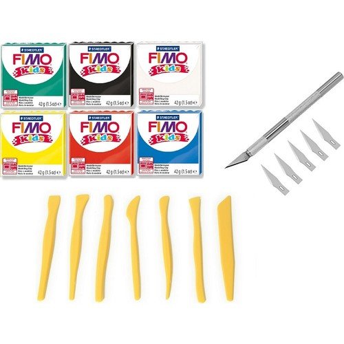 Staedtler Fimo Kids Polimer Kil Başlangıç Seti 42 gr x 6 Renk