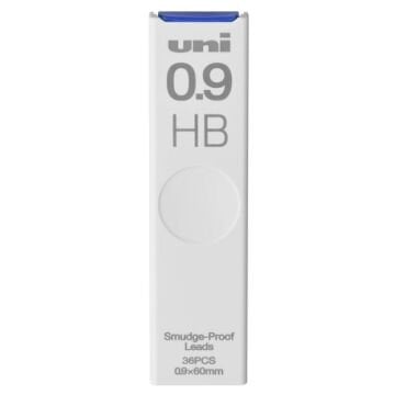 Uni Smudge Proof 0.9 Kalem Ucu HB 36'lı