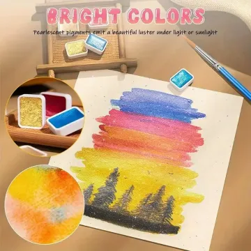 Art Design Tablet Suluboya Seti 36 Renk Metal Kutu