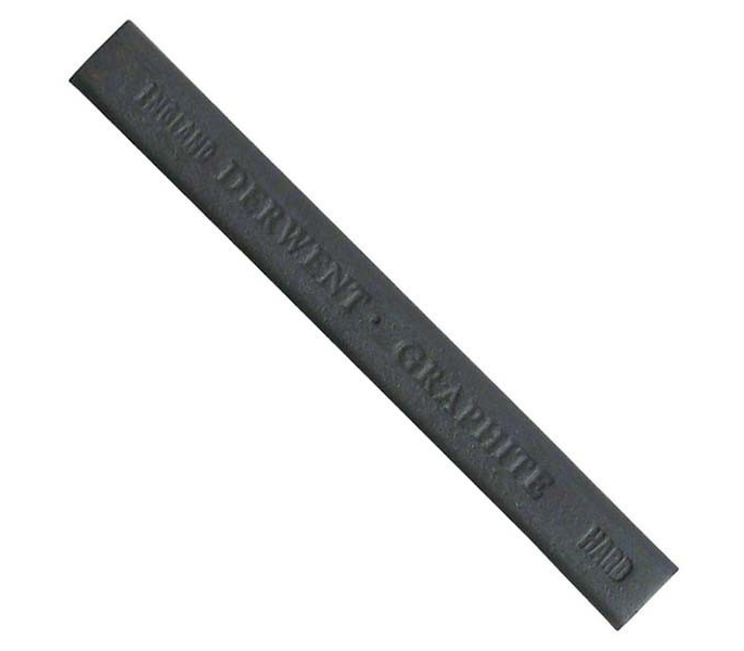 Derwent Natural Graphite Grafit Blok Hard (Sert)