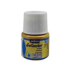 Pebeo Setacolor Glitter (Simli) Kumaş Boyası 208 GOLD