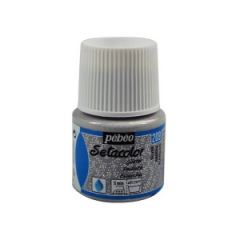 Pebeo Setacolor Glitter (Simli) Kumaş Boyası 209 SILVER