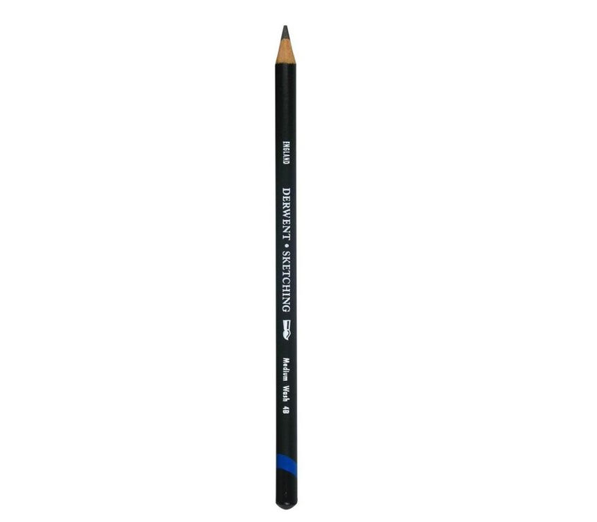 Derwent Watersoluable Sketching Pencil Suda Çözünebilen Eskiz Kalemi 4B