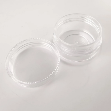 Şeffaf Akrilik Dikdörtgen Şişeli Palet Boya Saklama Küçük 10x12cm