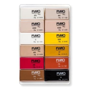 Staedtler Fimo Professional Polimer Kil Seti 12'Li - Doll Art
