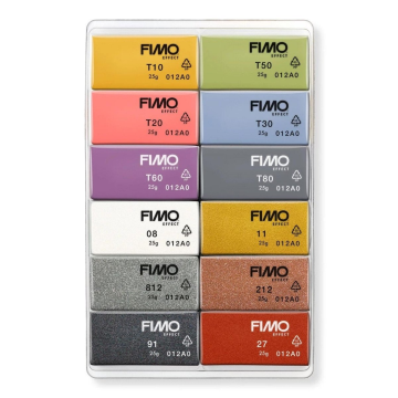 Staedtler Fimo Fashion Modelleme Polimer Kil Seti 12 Renk
