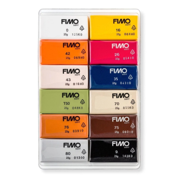 Staedtler Fimo Natural Modelleme Polimer Kil Seti 12 Renk