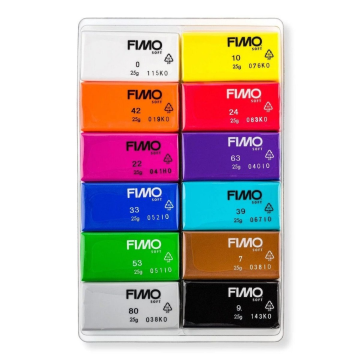 Staedtler Fimo Basic Modelleme Polimer Kil Seti 12 Renk