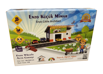 Enzo Wheels Oto Garaj Maket Tuğla Seti