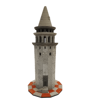 Enzo Art Minyatür Tuğla Galata Kulesi