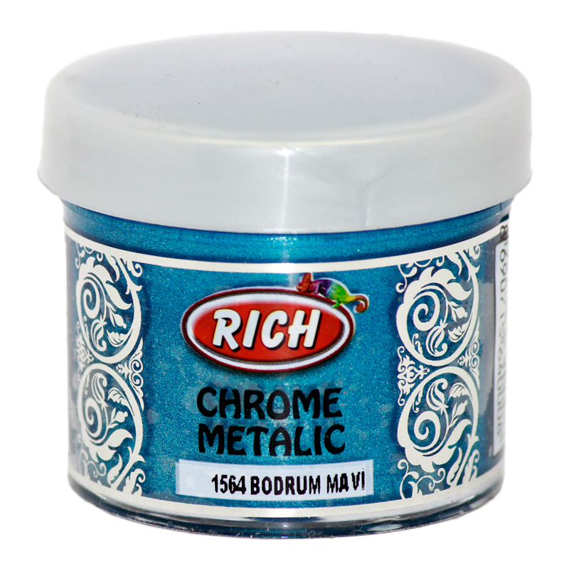 Rich Chrome Metalik Boya 1564-Bodrum Mavi 50 cc