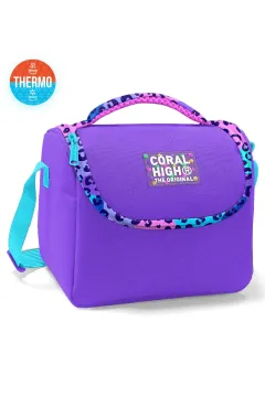 Coral High Kids Mor Leopar Desenli 3’lü Okul Çanta Seti SET0123632