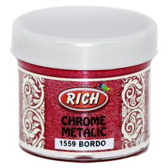 Rich Chrome Metalik Boya 1559-Bordo 50 cc