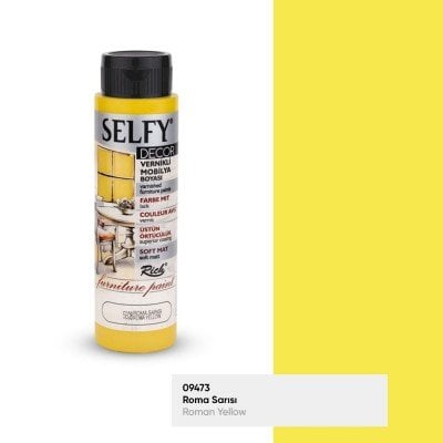 Rich Selfy Decor Vernikli Boya 500cc ROMA SARISI 5808