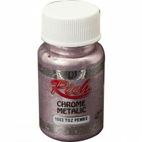 Rich Chrome Metalik Boya 1553-Toz Pembe 50 cc