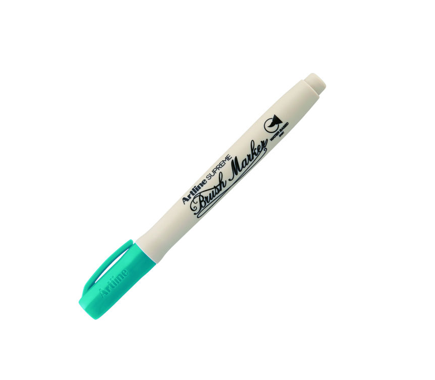 Artline Supreme Brush Marker Esnek Fırça Uçlu Kalem Turkuaz