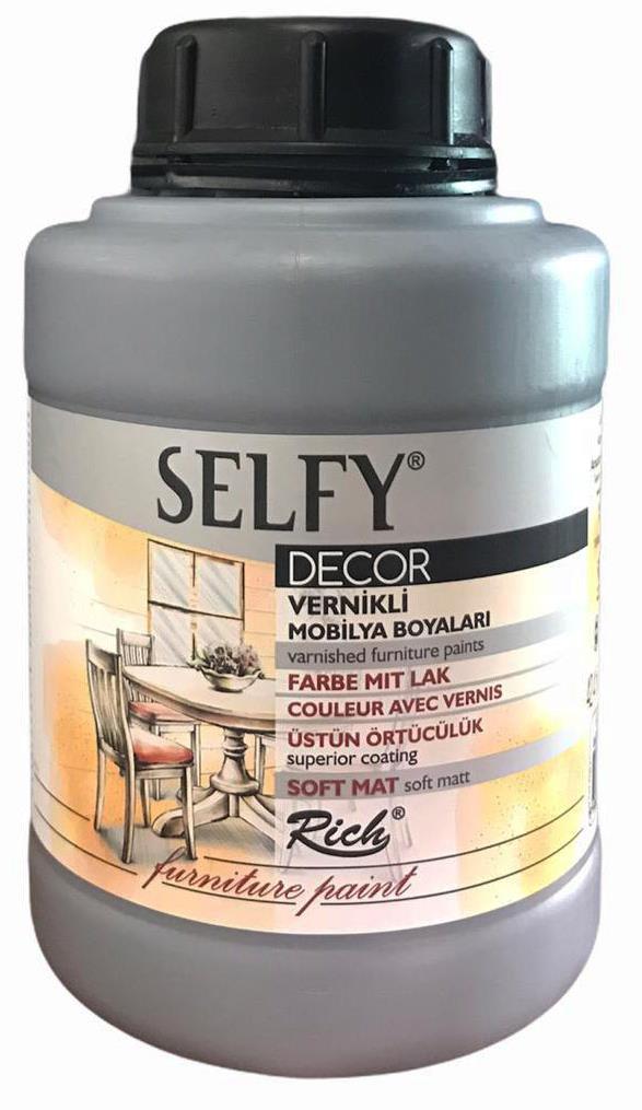 Rich Selfy Decor Vernikli Boya 1250cc 12868-İtalyan Gri