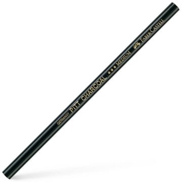 Faber Castell Pitt Charcoal Naturel Kömür Füzen Kalem Medium (Orta)