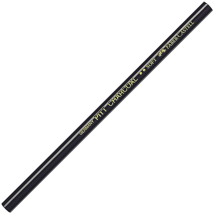 Faber Castell Pitt Charcoal Naturel Kömür Füzen Kalem Soft (Yumuşak)