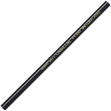 Faber Castell Pitt Charcoal Naturel Kömür Füzen Kalem Soft (Yumuşak)