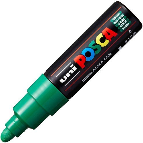 Uni Posca Pc-7m Boyama Markörü 4.5-5.5 mm Yeşil