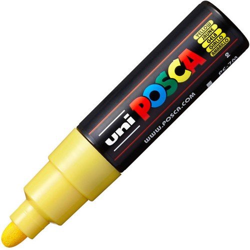 Uni Posca Pc-7m Boyama Markörü 4.5-5.5 mm Sarı