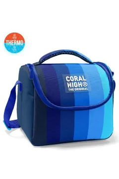 Coral High Kids Mavi Renkli Çizgili 3’lü Okul Çanta Seti SET0123695