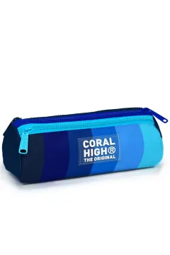 Coral High Kids Mavi Renkli Çizgili 3’lü Okul Çanta Seti SET0123695