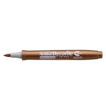 Artline Decorite Marker Kalemi 1 mm Metalik Bronze