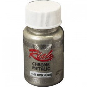Rich Chrome Metalik Boya 1541-Antik Gümüş 50 cc