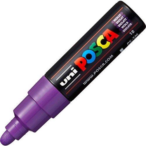 Uni Posca Pc-7m Boyama Markörü 4.5-5.5 mm Mor