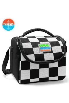 Coral High Kids Siyah Dama Desenli 3’lü Okul Çanta Seti SET0123714