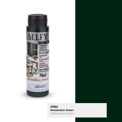 Rich Selfy Decor Vernikli Boya 500cc AMSTERDAM GREEN 5848