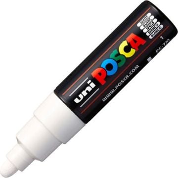 Uni Posca Pc-7m Boyama Markörü 4.5-5.5 mm Beyaz