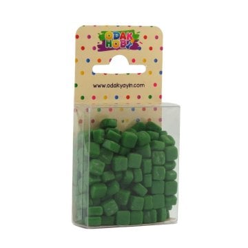 Mozaik Taşı 6x6mm 100 Adet Yeşil