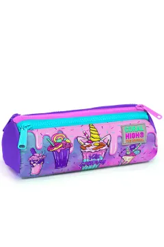 Coral High Kids Pembe Mor Milkshake Dondurma Desenli 3’lü Okul Çanta Seti SET0123749