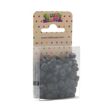 Mozaik Taşı 6x6mm 100 Adet Siyah