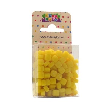 Mozaik Taşı 6x6mm 100 Adet Sarı