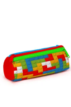 Coral High Kids Renkli Blok Desenli 3’lü Okul Çanta Seti SET0123775