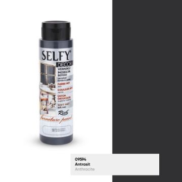 Rich Selfy Decor Vernikli Boya 500cc ANTRASİT 5872
