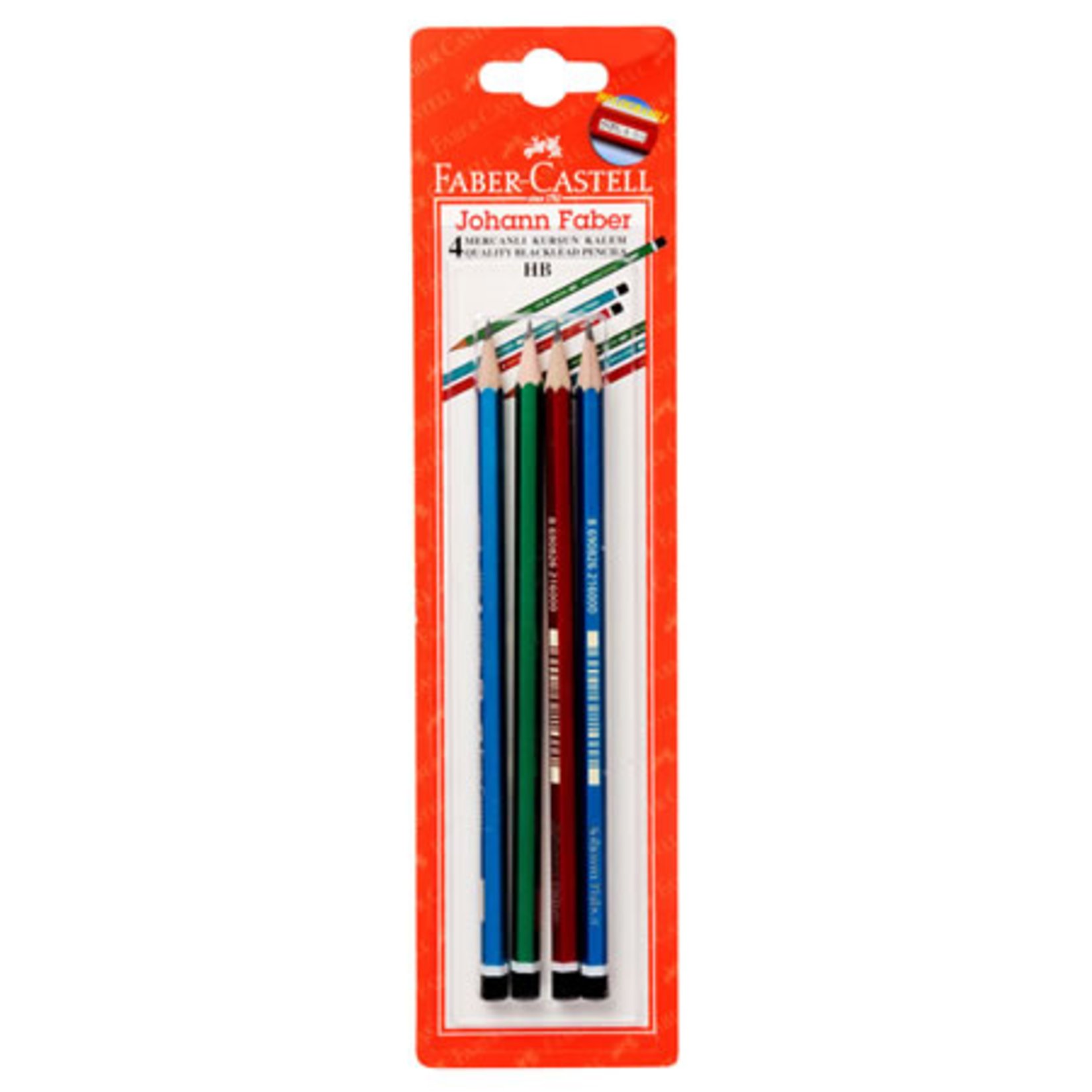 Faber Castell Mercanlı Kurşun Kalem 4 Adet