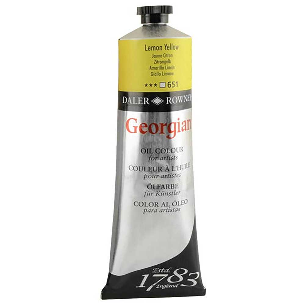 Daler Rowney Georgian Yağlı Boya 225ml 651-Lemon Yellow