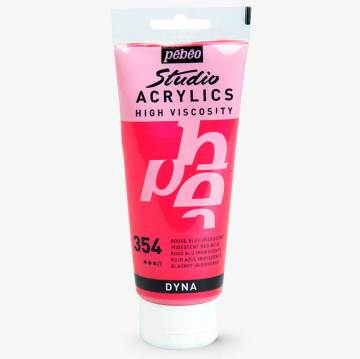 Pebeo Studio Metalik Akrilik Boya 100ml 354-Iridescent Red Blue (Dyna)