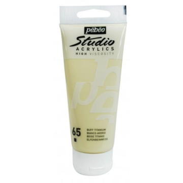 Pebeo Studio Akrilik Boya 100ml - 65 Buff Titanium