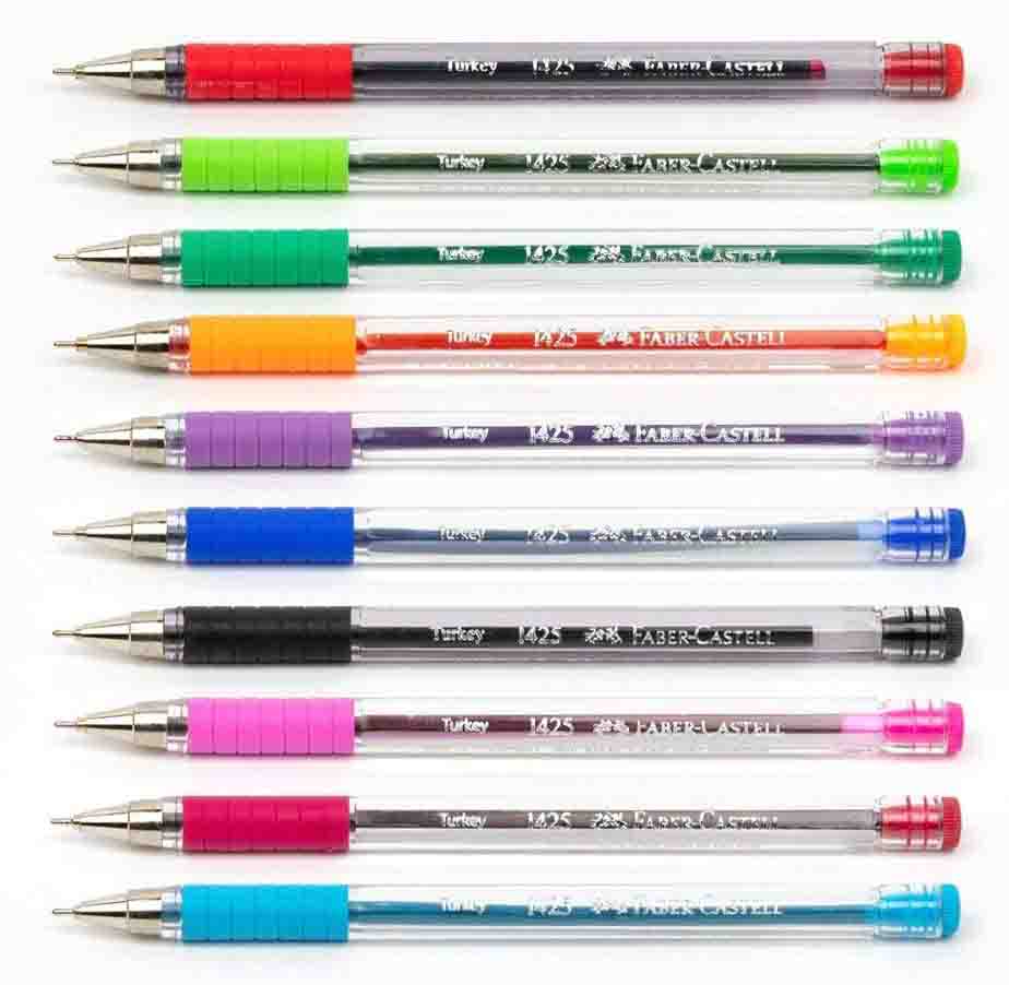 Faber Castell 1425 0.7mm Tükenmez Kalem Turuncu