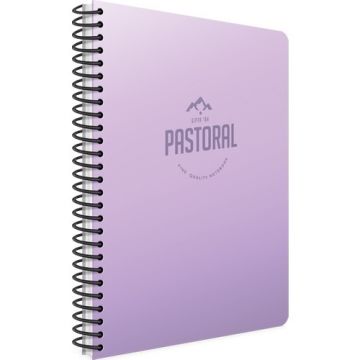 Gıpta Pastoral Spiralli PP Kapak A4 96 Yaprak Çizgili Okul Defteri
